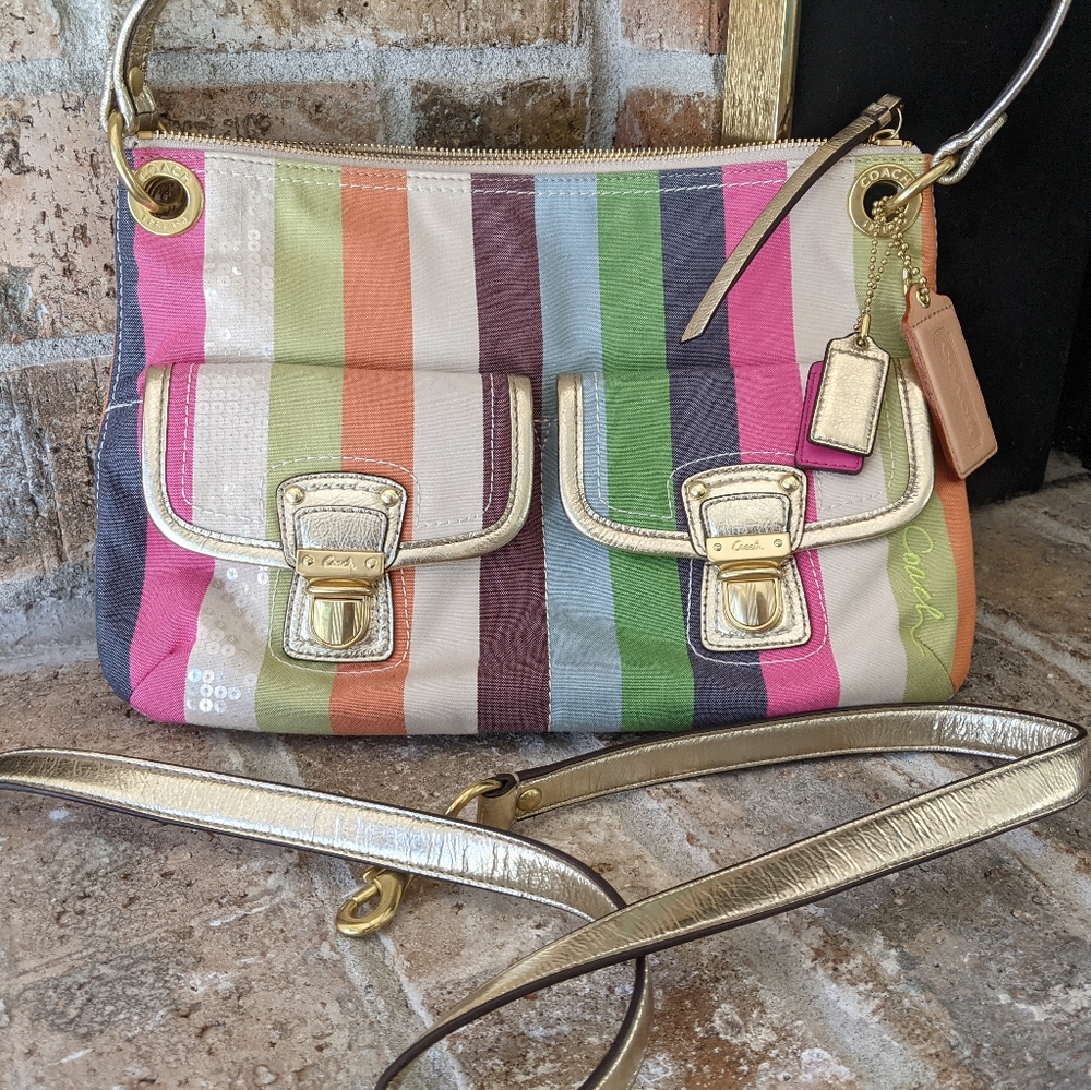 NWT Vintage coach poppy collection crossbody/shoulder